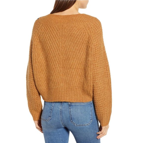 Leith Chunky Crewneck Pullover Sweater - Picture 2 of 6